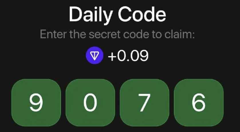 TonHash Daily Secret Code 8 June 2025